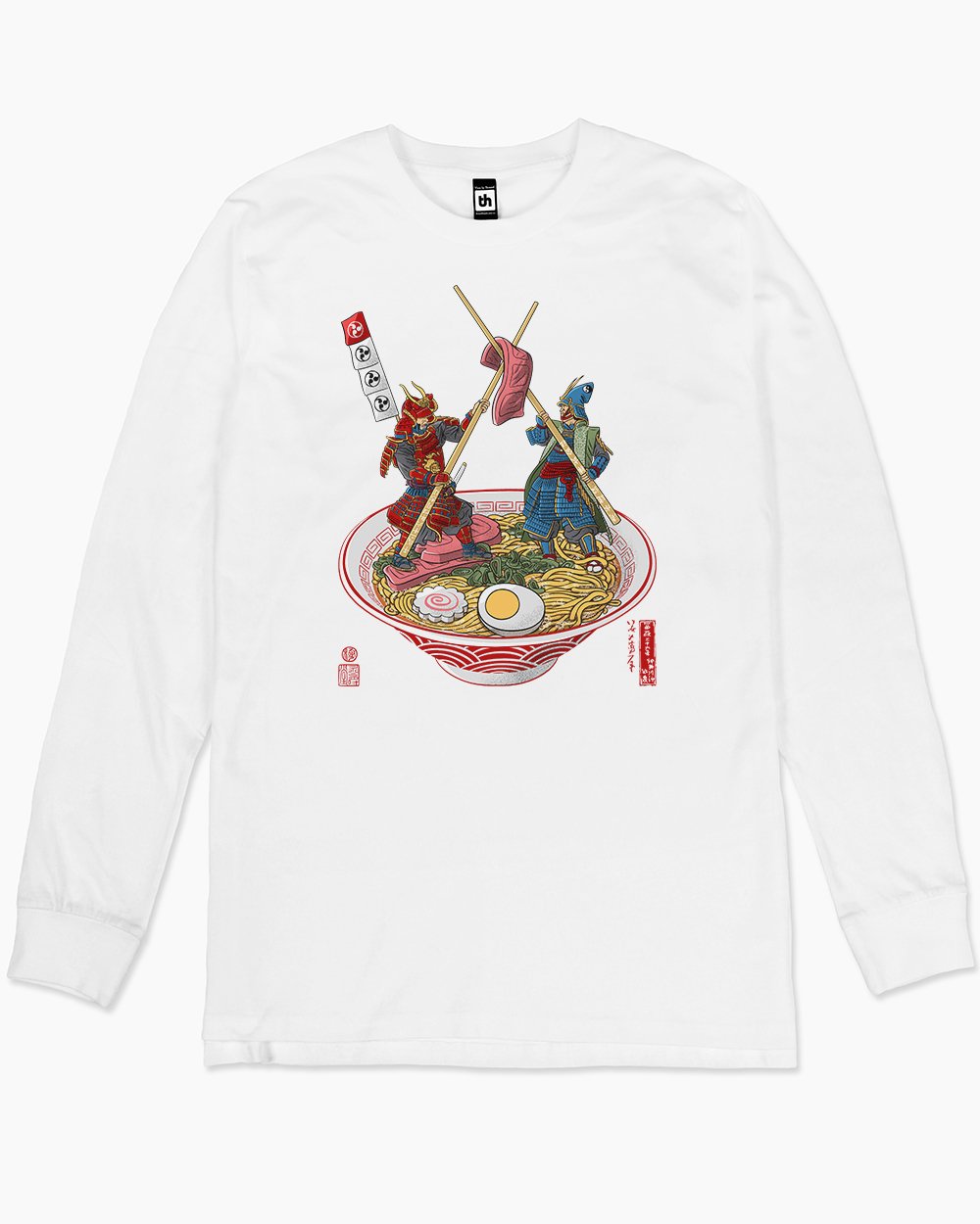 Samurai Duel over Ramen Long Sleeve