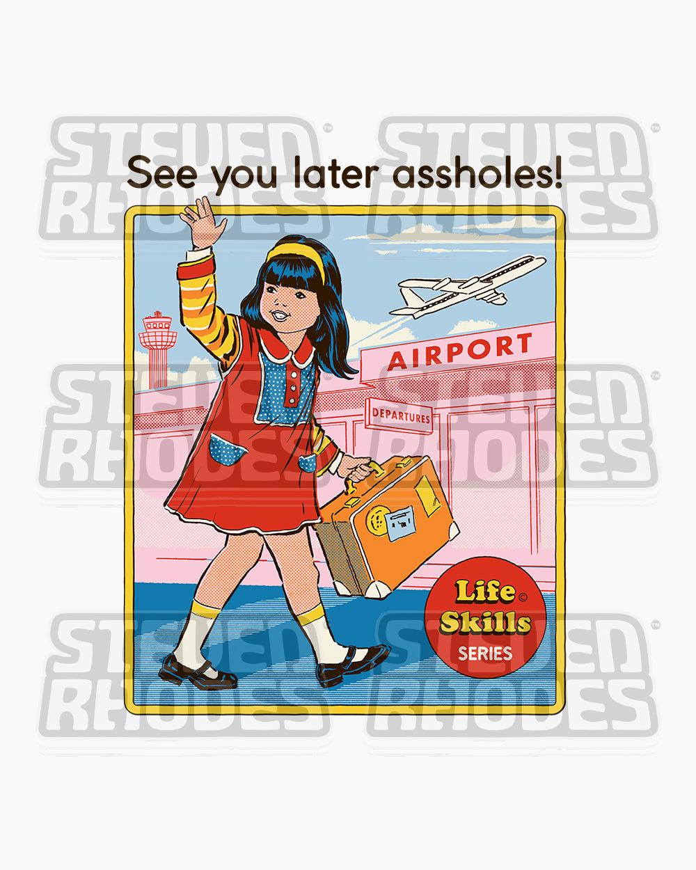 See You Later Assholes Crop Tee