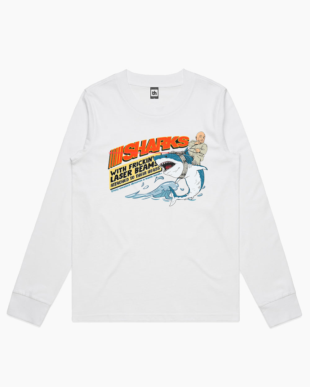 Sharks with Frickin' Laser Beams Long Sleeve