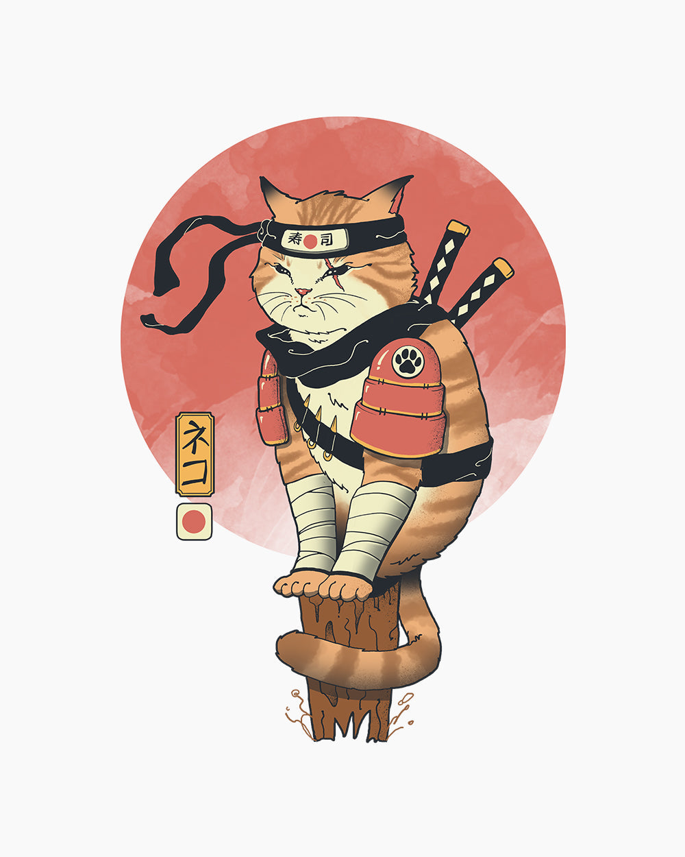 Shinobi Cat Kids T-Shirt