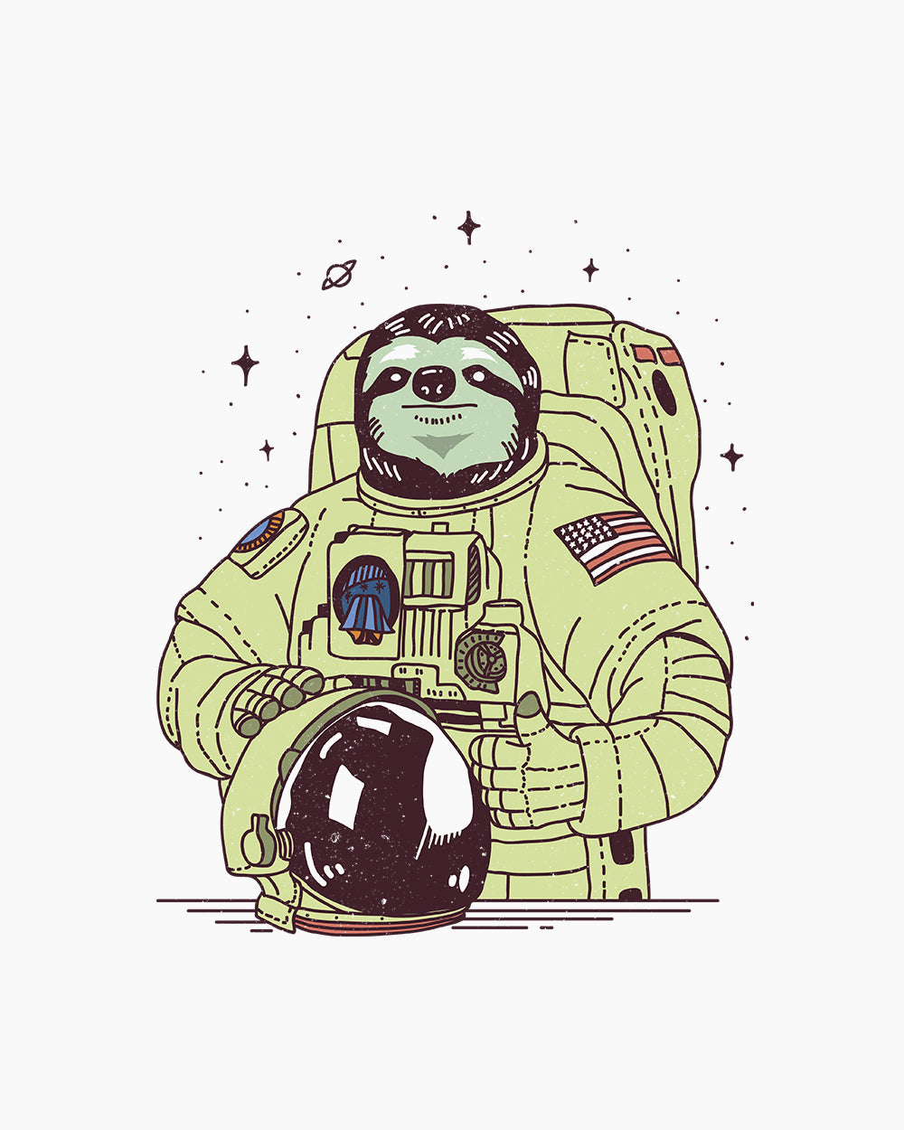 Slothstronaut Kids T-Shirt