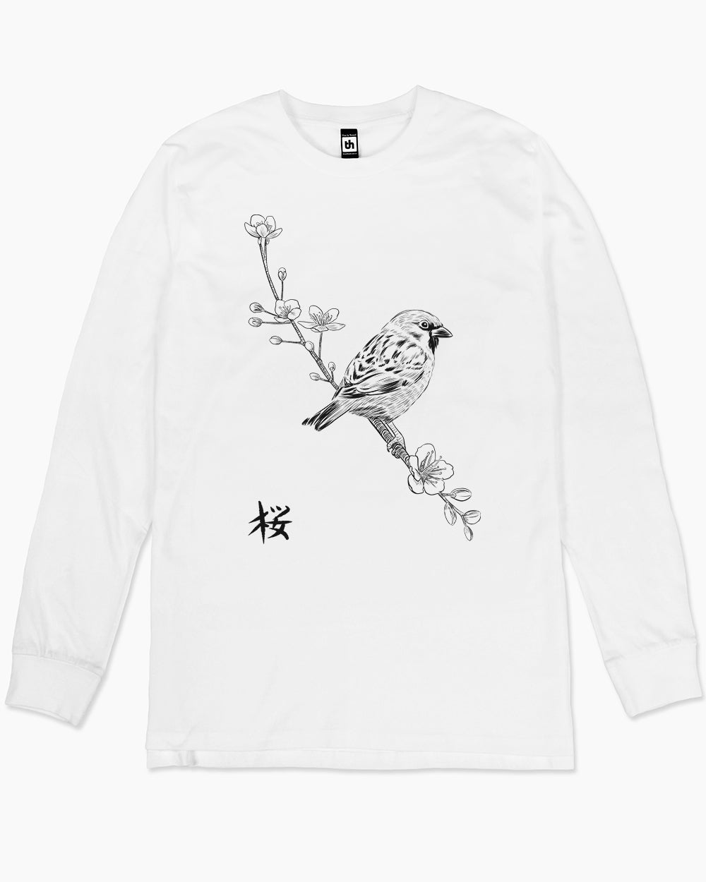 Sparrow on Cherry Long Sleeve