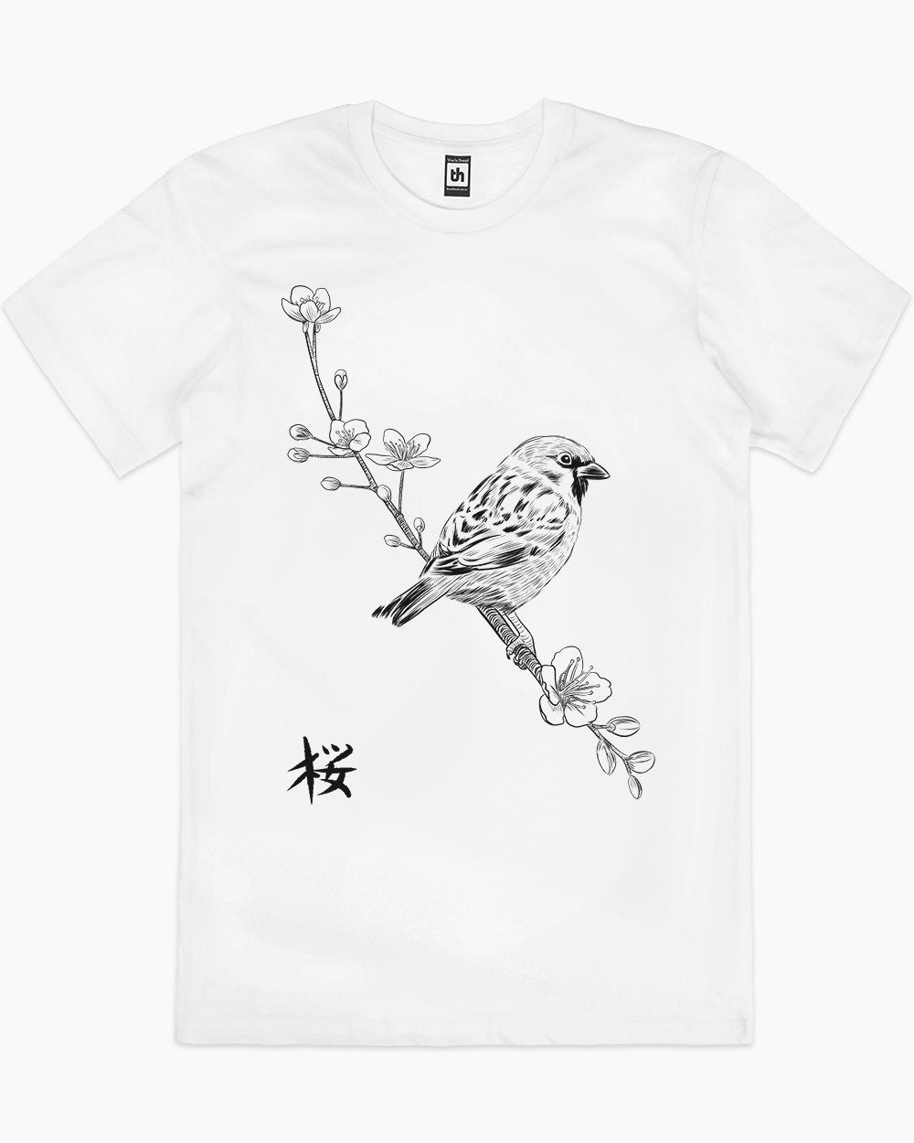 Sparrow on Cherry T-Shirt