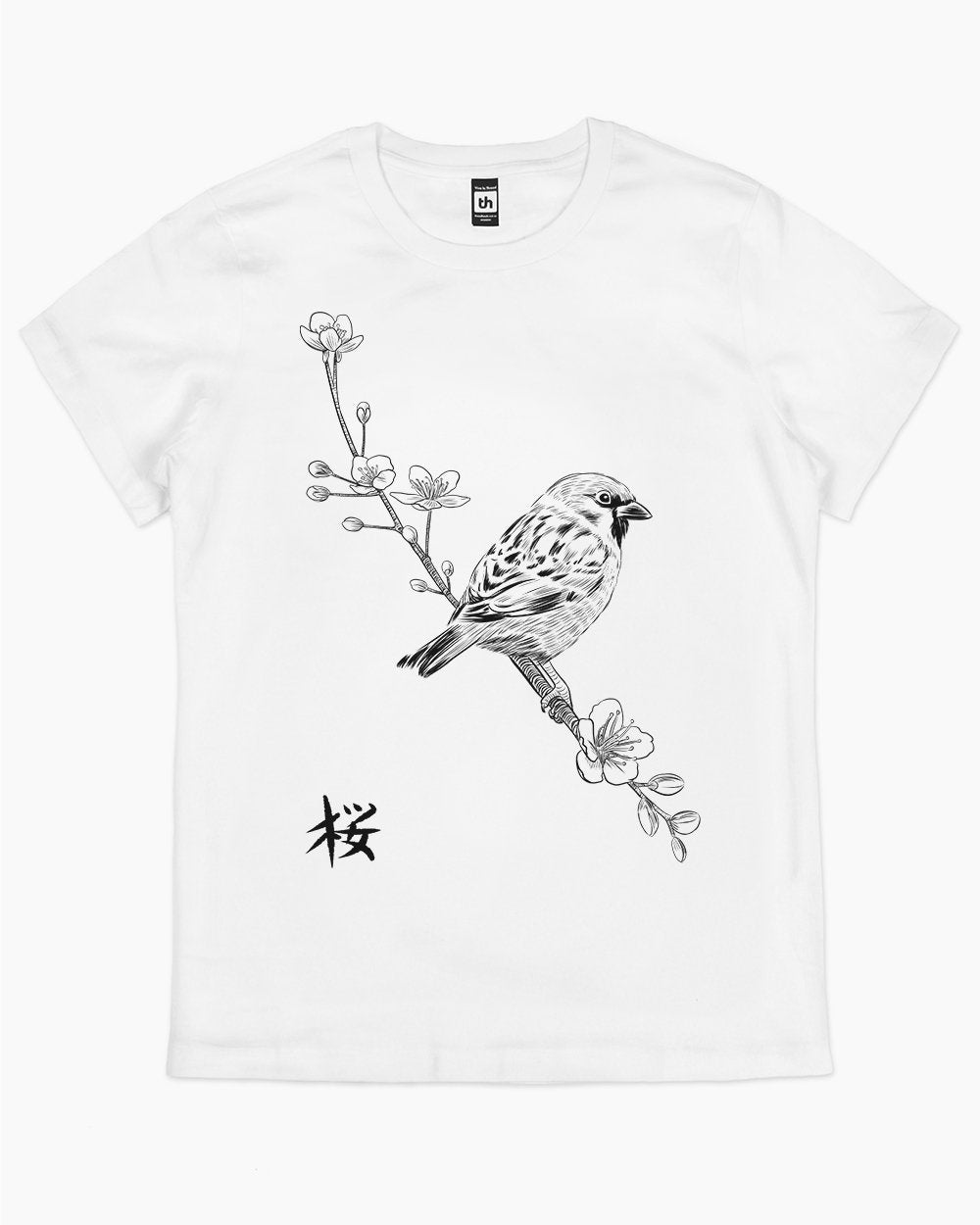 Sparrow on Cherry T-Shirt