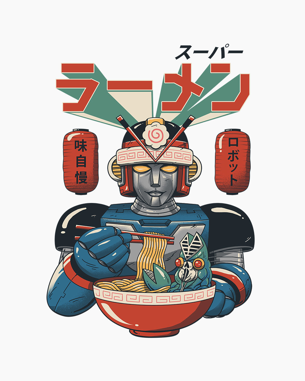 Super Ramen Bot Kids T-Shirt