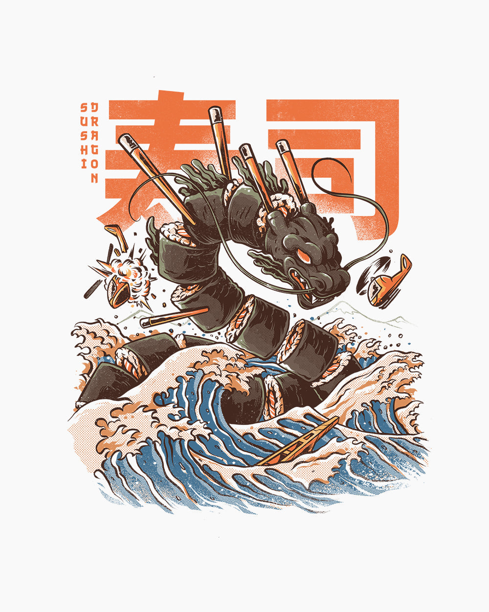 Sushi Dragon Kids T-Shirt