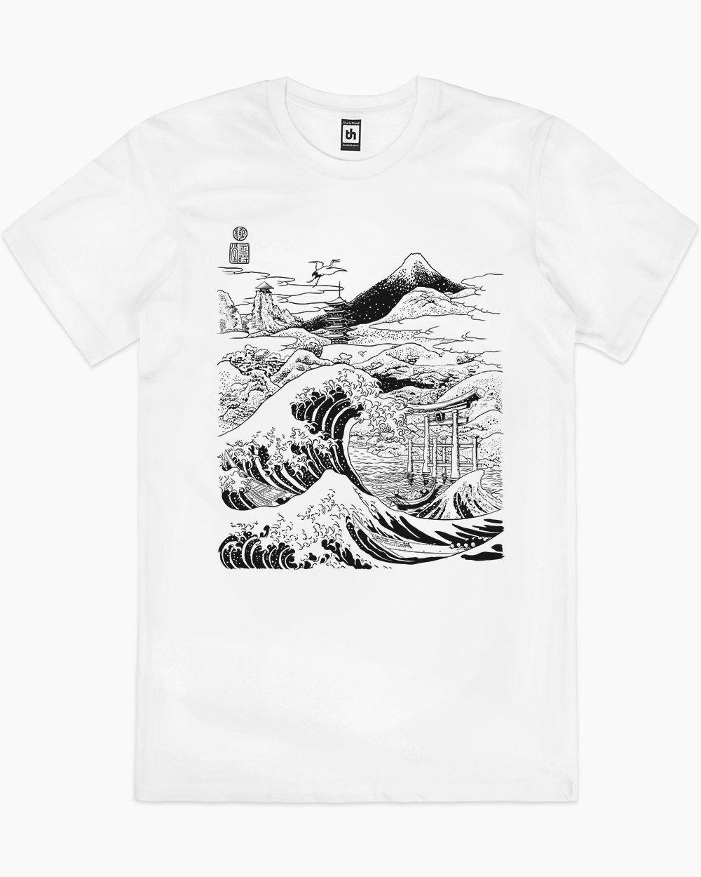 The Great Wave on Mount Fujiyama T-Shirt