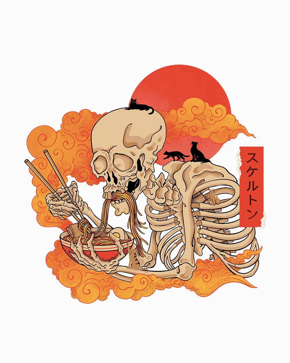 Yokai Ramen and Cats T-Shirt