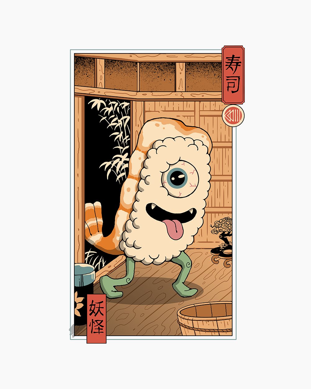 Yokai Sushi in Edo T-Shirt